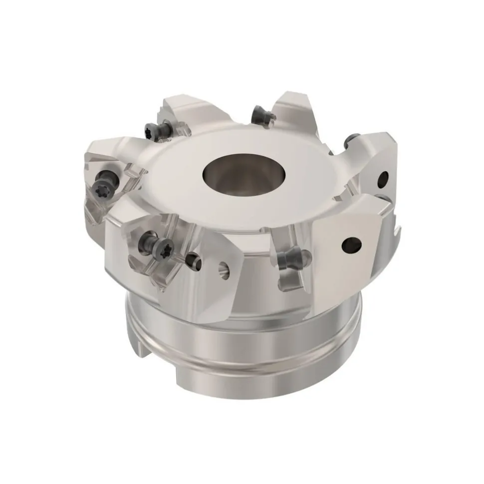 2-1/2" Cut Dia, 3/4" Arbor Hole Dia, 0.295" Max Depth, Indexable Square-Shoulder Face Mill