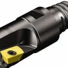 1" Cut Dia, 0.9646" Arbor Hole Dia, 0.394" Max Depth, Indexable Square-Shoulder Face Mill