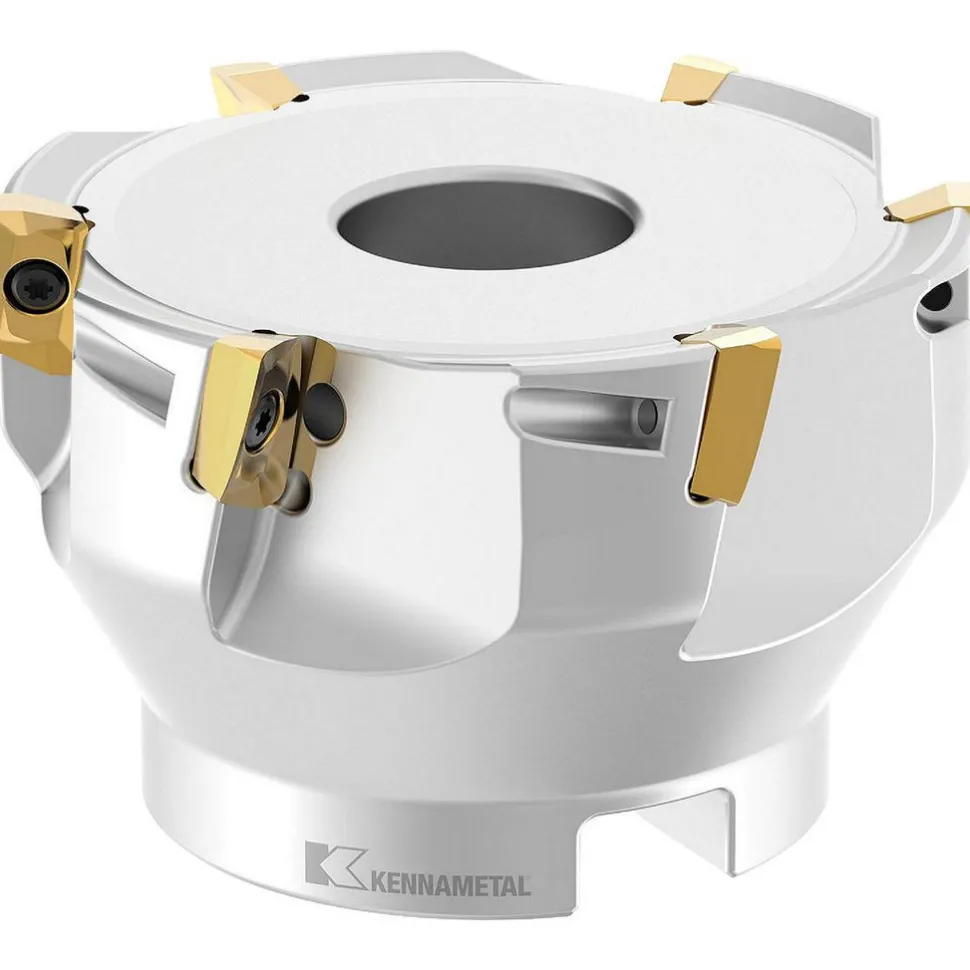 2-1/2" Cut Dia, 3/4" Arbor Hole Dia, 0.389" Max Depth, Indexable Square-Shoulder Face Mill