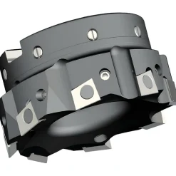 2-1/2" Cut Dia, 3/4" Arbor Hole Dia, 0.394" Max Depth, Indexable Square-Shoulder Face Mill