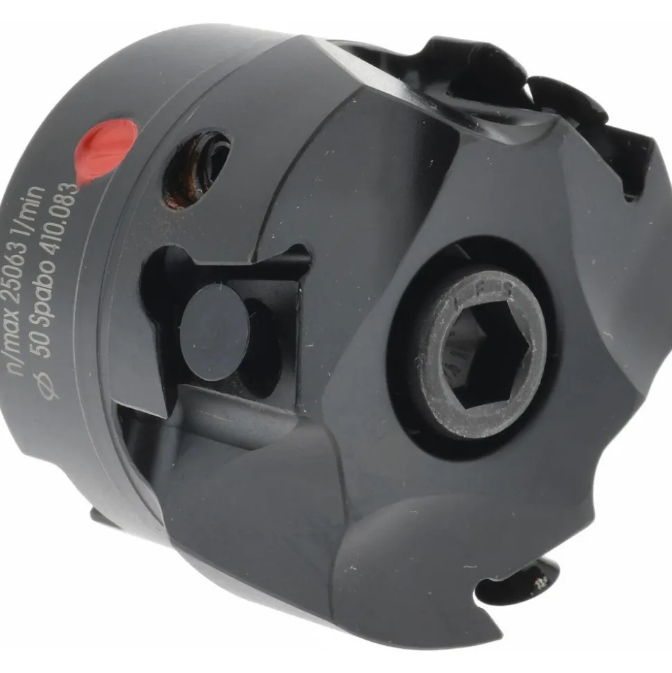 2" Cut Dia, 3/4" Arbor Hole Dia, 0.394" Max Depth, Indexable Square-Shoulder Face Mill