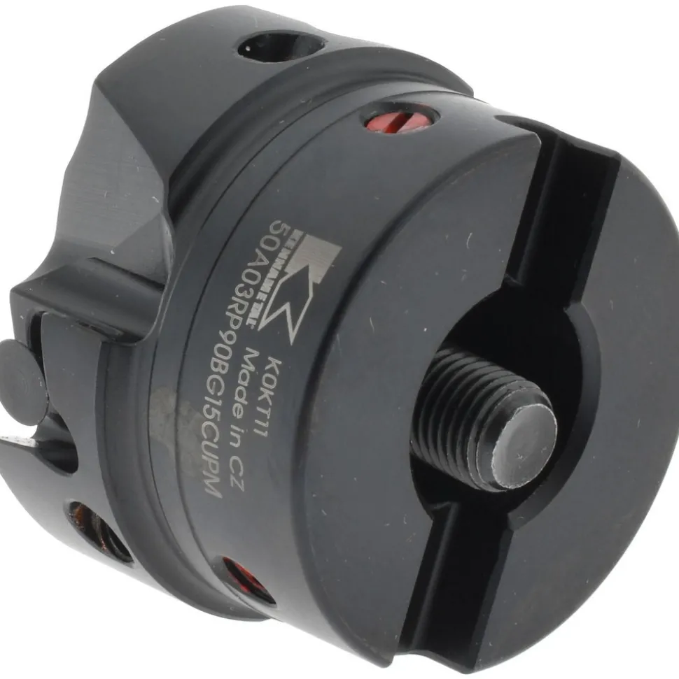 2" Cut Dia, 3/4" Arbor Hole Dia, 0.394" Max Depth, Indexable Square-Shoulder Face Mill