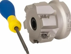 2" Cut Dia, 3/4" Arbor Hole Dia, 0.39" Max Depth, Indexable Square-Shoulder Face Mill