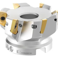 2-1/2" Cut Dia, 3/4" Arbor Hole Dia, 14.22mm Max Depth, Indexable Square-Shoulder Face Mill