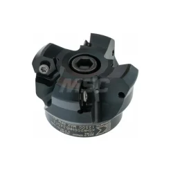 2" Cut Dia, 3/4" Arbor Hole, 4.51mm Max Depth of Cut, 45° Indexable Chamfer & Angle Face Mill