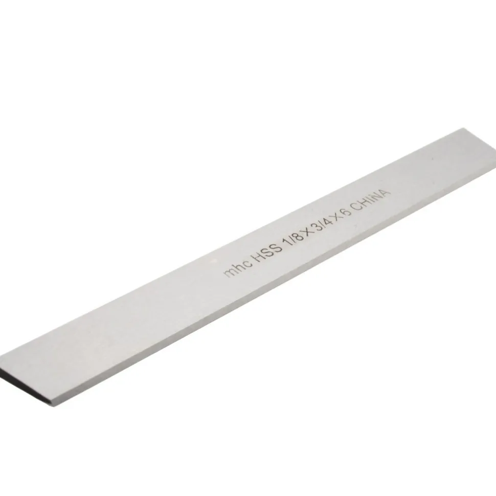 Cutoff Blade: Double-Beveled, 1/8" Wide, 3/4" High, 6" Long