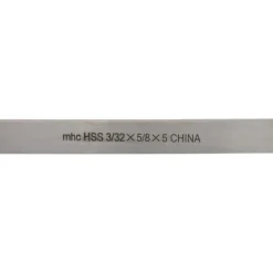 Cutoff Blade: Double-Beveled, 3/32" Wide, 5/8" High, 5" Long