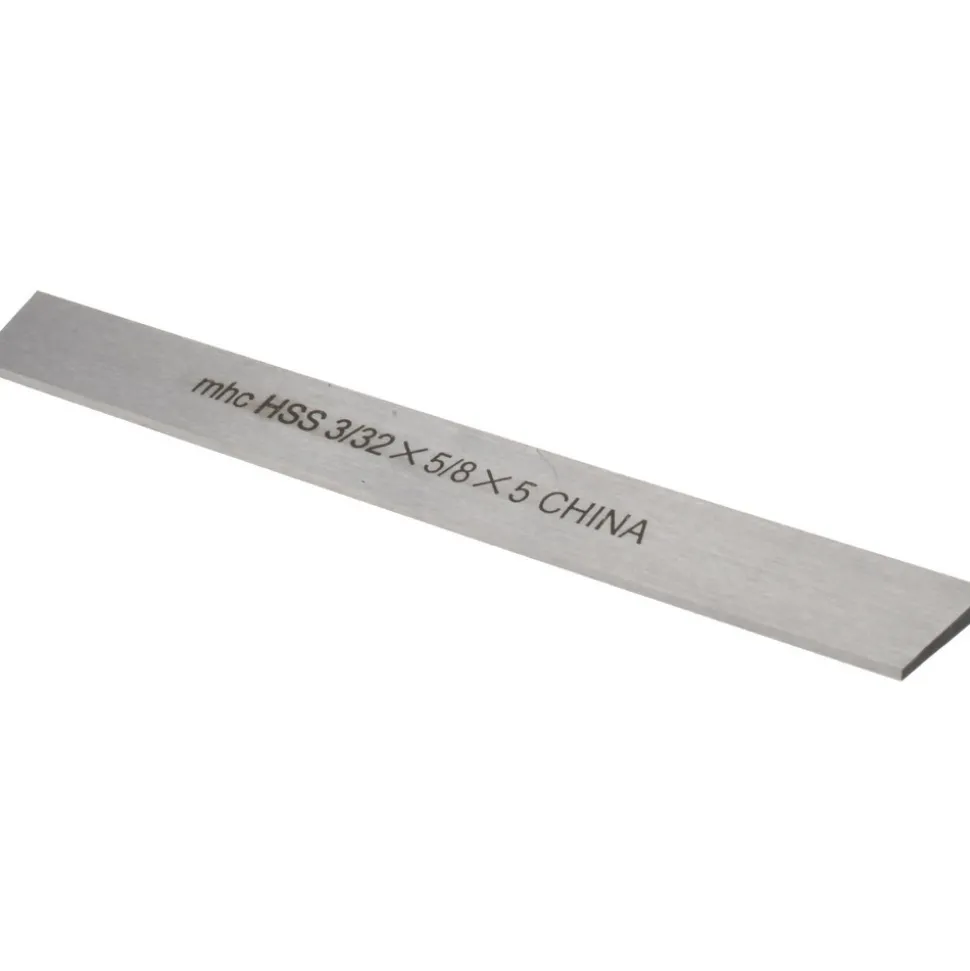 Cutoff Blade: Double-Beveled, 3/32" Wide, 5/8" High, 5" Long