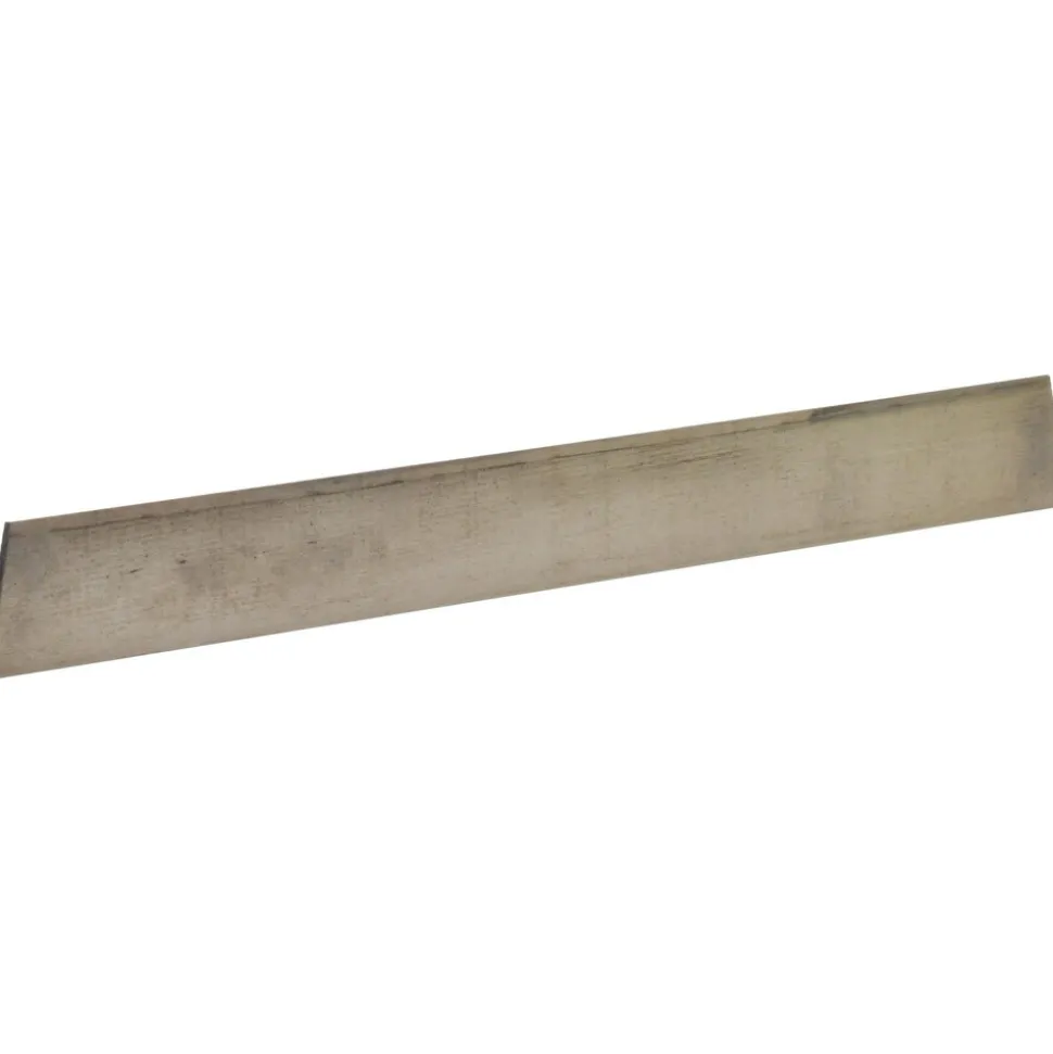 Cutoff Blade: Double-Beveled, 3/16" Wide, 1" High, 8" Long