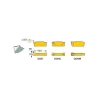 Cutoff Insert: DGN 2202C IC-328, Carbide, 2.20 mm Cutting Width, 0.0866" Cutting Width