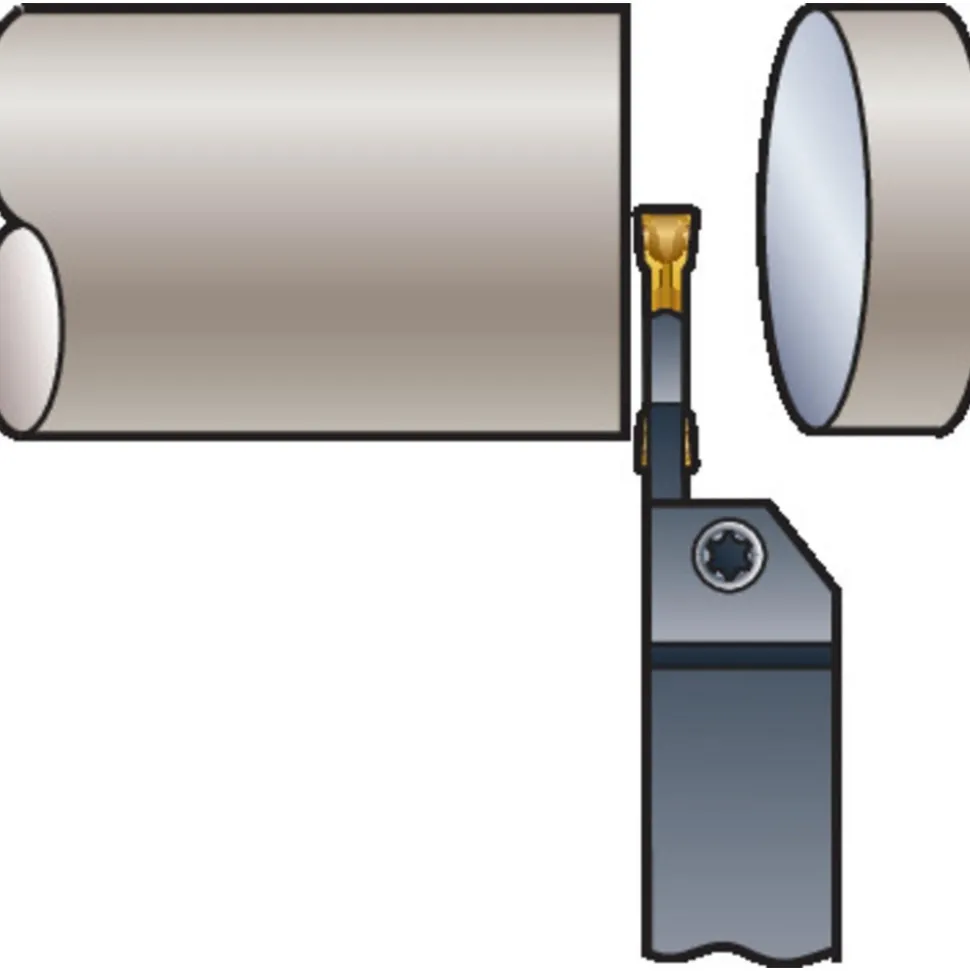 Cutoff Insert: N123G103000002-CM 1125, Carbide, 3.00 mm Cutting Width, 0.1181" Cutting Width