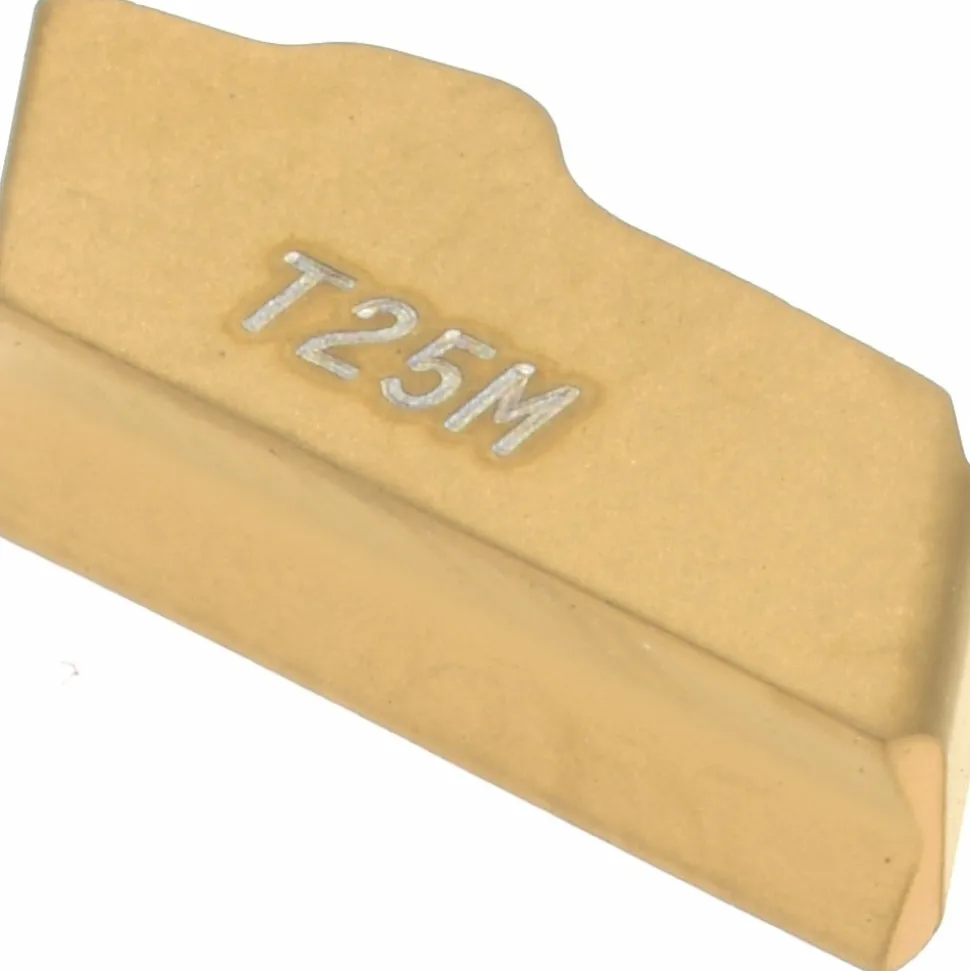 Cutoff Insert: 150.10-3N-16 T25M, Carbide, 0.1220" Cutting Width