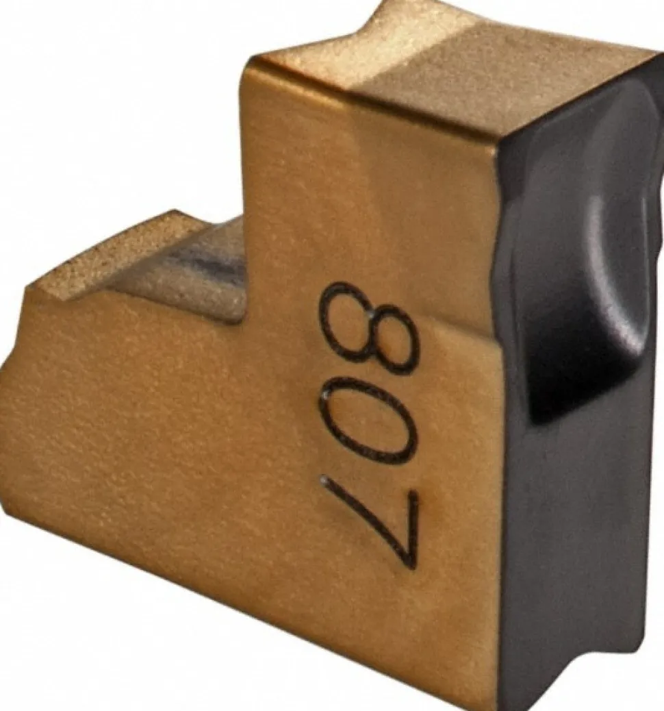 Cutoff Insert: TAG-N3C IC807, Carbide, 3.05 mm Cutting Width, 0.1200" Cutting Width