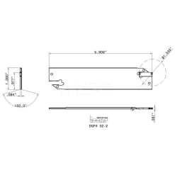 DGFH Double End Neutral Indexable Cutoff Blade
