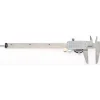 Dial Caliper: 8", 0.001000" Graduation, 0.1000" per Revolution, 0.0015" Accuracy, Calibrated, Stainless Steel Jaws