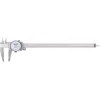 Dial Caliper: 12", 0.001000" Graduation, 0.1000" per Revolution, +/-0.0020" Accuracy, Stainless Steel Jaws