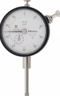 Dial Drop Indicator: 1.0000" Max Measurement, 0-100 Dial Reading, 0.002000" Accuracy