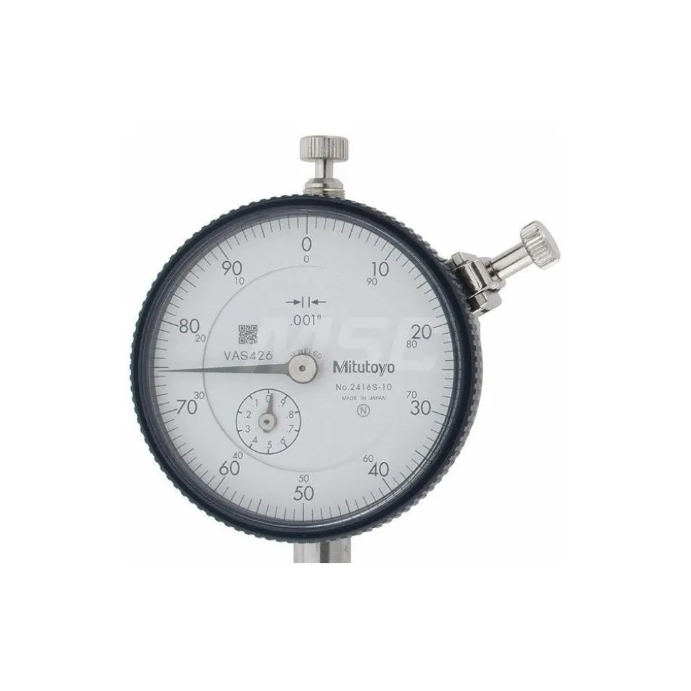 Dial Drop Indicator: 1.0000" Max Measurement, 0-100 Dial Reading, 0.002000" Accuracy