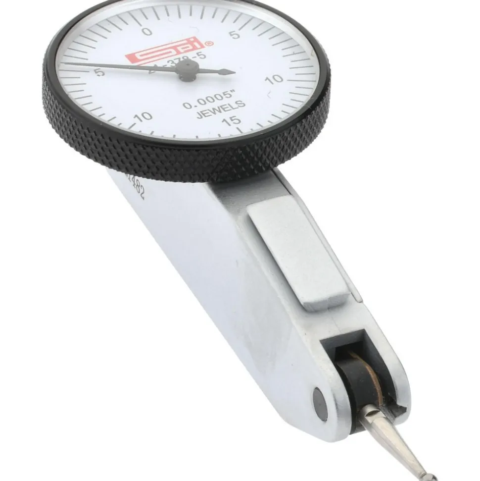 Dial Test Indicator & Base Kit: 0.0300" Max Measurement, 0-15-0 Dial
