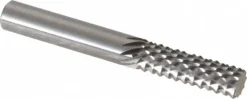 Diamond-Pattern Router Bit: 1/4" Dia, 3/4" LOC, 1/4" Shank Dia, Plain (No) End