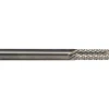 Diamond-Pattern Router Bit: 3/16" Dia, 5/8" LOC, 3/16" Shank Dia, Drill Point End
