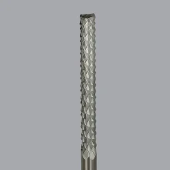 Diamond-Pattern Router Bit: 1/4" Dia, 1/4" Shank Dia, End Mill End