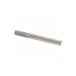 Diamond-Pattern Router Bit: 1/4" Dia, 3/4" LOC, 1/4" Shank Dia, End Mill End