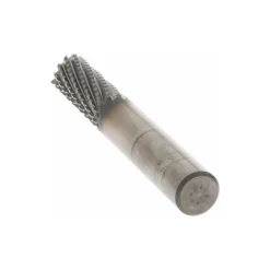 Diamond-Pattern Router Bit: 3/8" Dia, 1-1/8" LOC, 3/8" Shank Dia, End Mill End