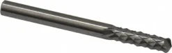 Diamond-Pattern Router Bit: 3/16" Dia, 5/8" LOC, 3/16" Shank Dia, Drill Point End