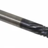Diamond-Pattern Router Bit: 1/4" Dia, 1" LOC, 1/4" Shank Dia, Drill Point End