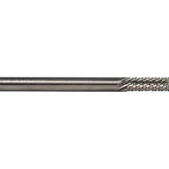 Diamond-Pattern Router Bit: 3/8" Dia, 7/8" LOC, 3/8" Shank Dia, Fishtail Point End