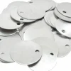 1-1/2" Dia, Round, Aluminum Blank Metal Tag