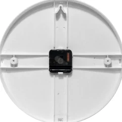 11-1/2" Dia, White Face, Dial Wall Clock