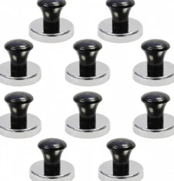 1-13/32" Dia x 1-13/32" Long 1-1/32" Magnet Height, 25 Lb Max Pull Magnetic Print Holder