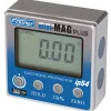 Digital & Dial Protractors; Style: Protractor; Measuring Range (Degrees): 360.00; Maximum Angle Measurement: 360 °; Batteries Included: Yes; Overall Length: 2.12 in; Overall Width: 2.12 in; Features: USB Rechargeable Battery with Status Light; Magnetic Base: Yes; Resolution (Degrees): 0.05