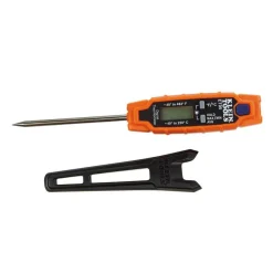 Digital Panel Thermometer: 482 ° F, Stainless Steel Probe Sensor