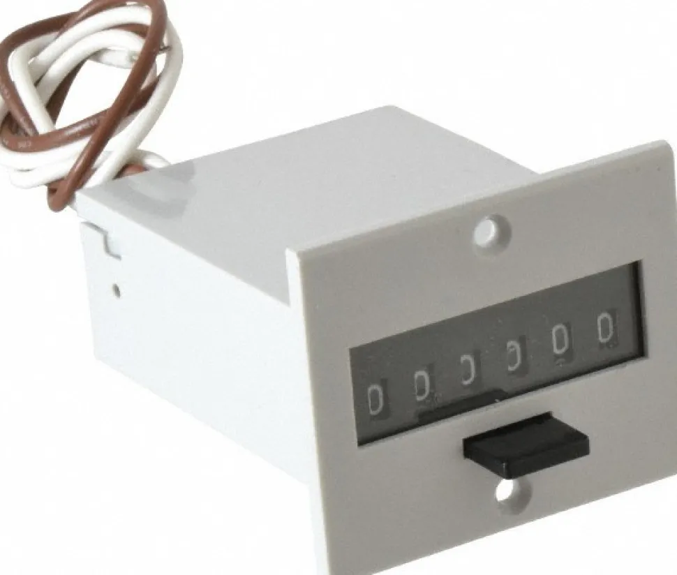 6 Digit Wheel Display Totalizer