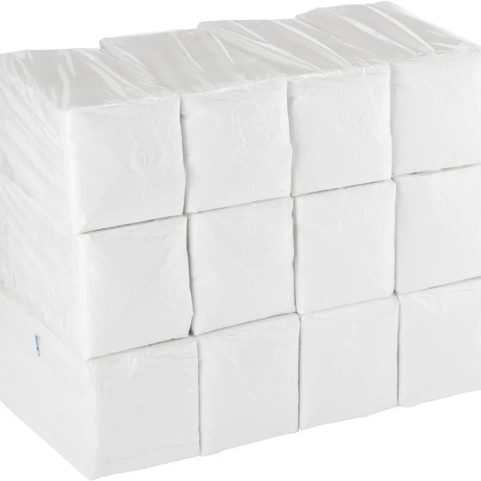 Dixie 1/4-Fold 1-Ply Luncheon Napkin, 12.5" X 11.5", White