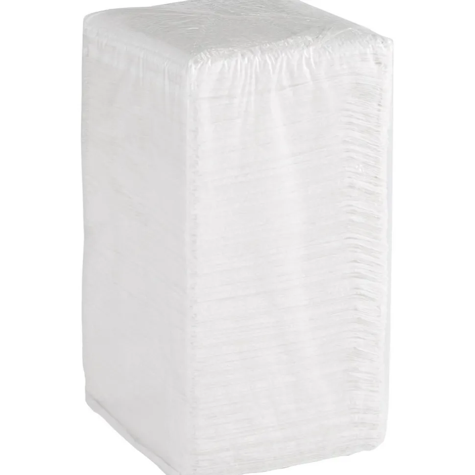 Dixie 1/4-Fold 1-Ply Luncheon Napkin, 12.5" X 11.5", White