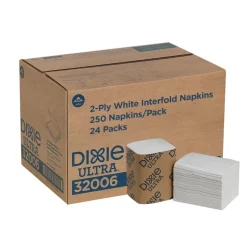 Dixie Ultra Interfold 2-Ply Napkin Dispenser Refill, White