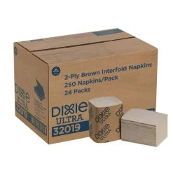 Dixie Ultra Interfold 2-Ply Napkin Dispenser Refill, Brown