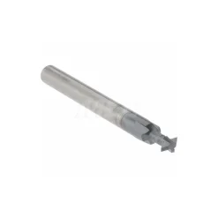 Double Angle Milling Cutter: 90 °, 1/8" Cut Dia, 0.062" Cut Width, 1/8" Shank Dia, Solid Carbide