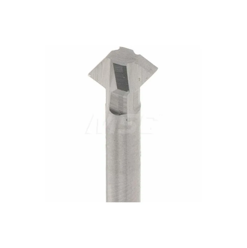 Double Angle Milling Cutter: 90 °, 3/16" Cut Dia, 0.093" Cut Width, 3/16" Shank Dia, Solid Carbide