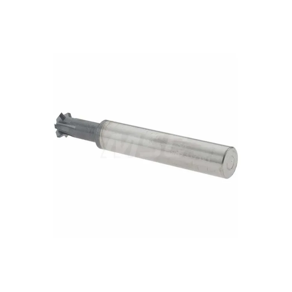 Double Angle Milling Cutter: 90 °, 3/8" Cut Dia, 1/8" Cut Width, 3/8" Shank Dia, Solid Carbide
