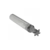 Double Angle Milling Cutter: 90 °, 5/16" Cut Dia, 1/8" Cut Width, 5/16" Shank Dia, Solid Carbide