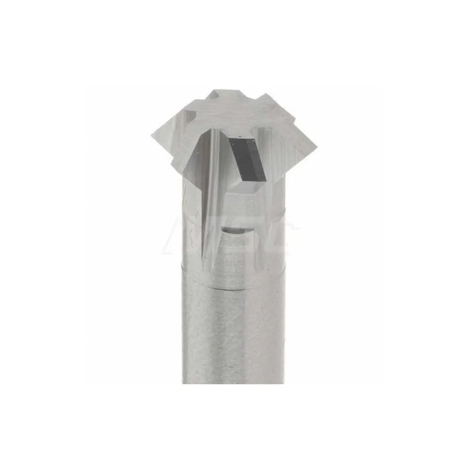 Double Angle Milling Cutter: 90 °, 1/2" Cut Dia, 0.187" Cut Width, 1/2" Shank Dia, Solid Carbide