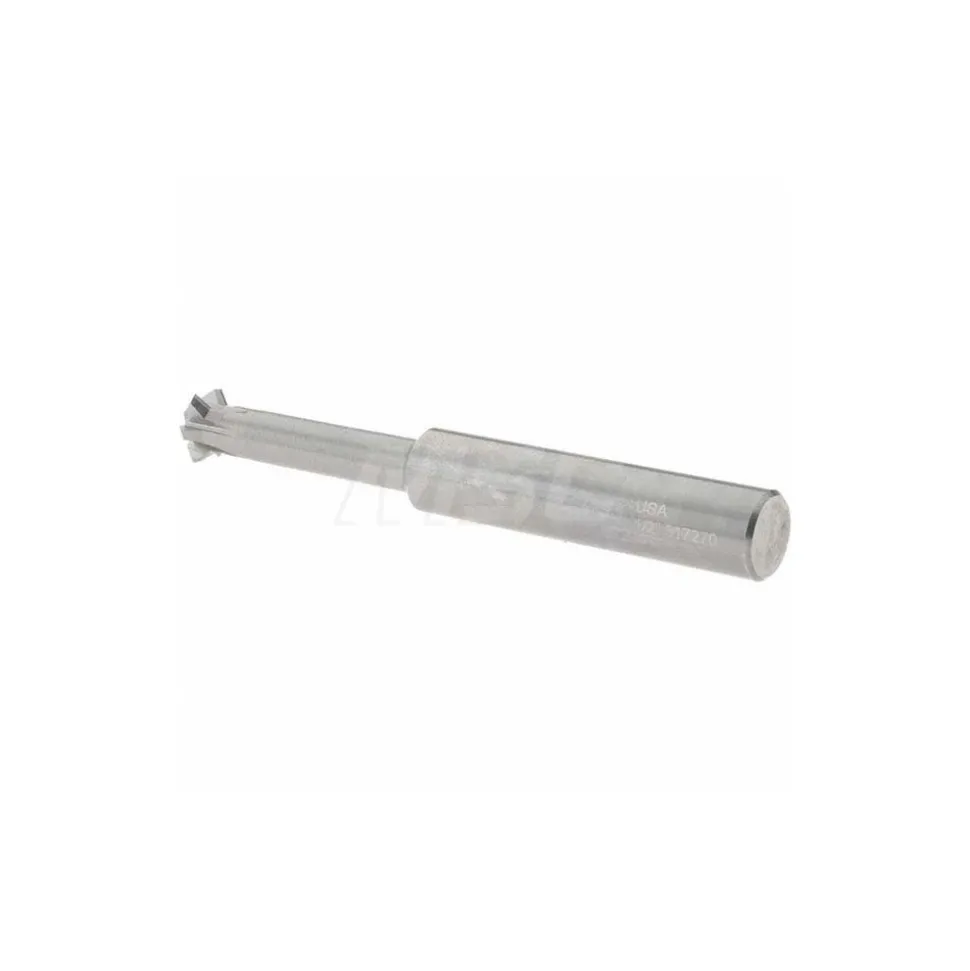 Double Angle Milling Cutter: 90 °, 1/2" Cut Dia, 0.187" Cut Width, 1/2" Shank Dia, Solid Carbide