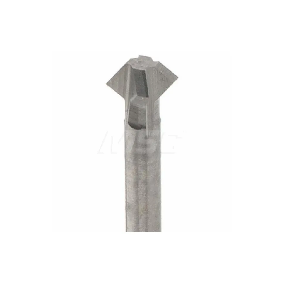 Double Angle Milling Cutter: 90 °, 1/8" Cut Dia, 0.062" Cut Width, 1/8" Shank Dia, Solid Carbide