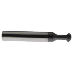 Double-Angle Cutters: Connection Type: Shank; Cutter Material: Solid Carbide; Included Angle: 90.00; Cutter Diameter (Decimal Inch): 0.3750