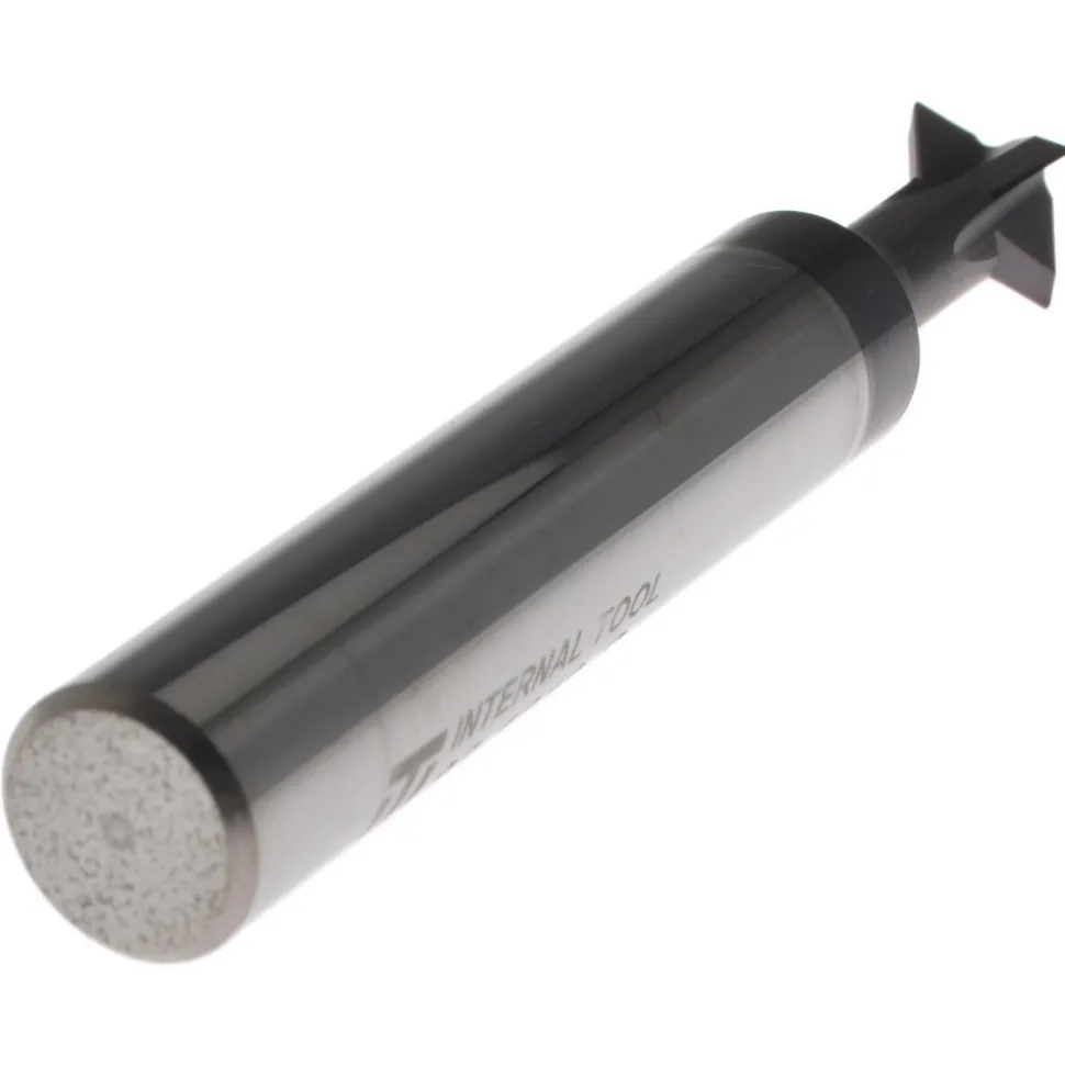 Double-Angle Cutters: Connection Type: Shank; Cutter Material: Solid Carbide; Included Angle: 90.00; Cutter Diameter (Decimal Inch): 0.3750